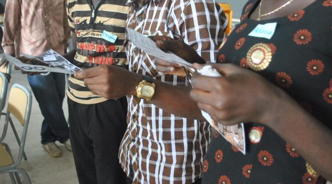 powershift Students at the recently ended PowerShift conference viewing the latest version of the manuals