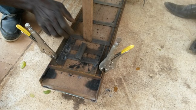 2d truss jig side view