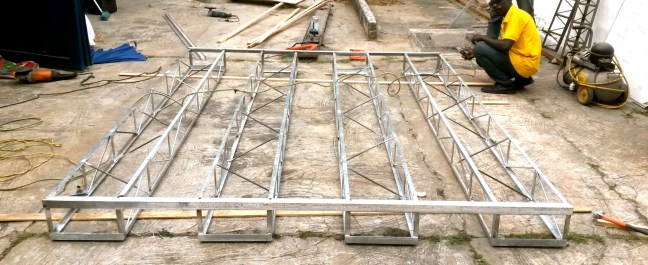 5 box truss floor raft