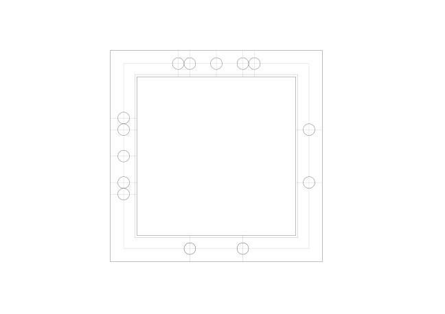 octet truss face joint